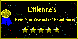 Ettienne's 5 Star Award