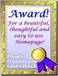 Gina's Award