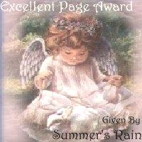Award of Excellence from Summer Rain