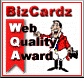 Business Cards WQA Award