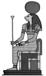 The Egyptian Goddess Sekhmet, sister to Bast