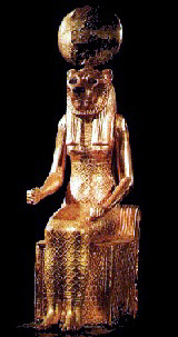 The Egyptian Goddess Sekhmet, sister to Bast